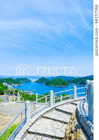 可以看到歷史的山丘公園(大崎下島) 可以看到歷史的山丘公園(大崎下島) 66157566