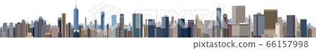 Skyscrapers Big city buildings panorama 66157998