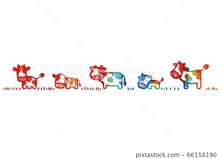 2021年新年插圖素材 66158190