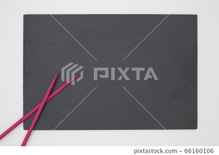 Rectangular slate plate with purple chopsticks for Rectangular slate plate with purple chopsticks for 66160106