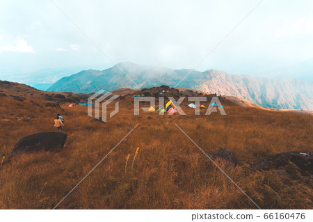 Top View Mulayit Taung golden light of the morning 66160476