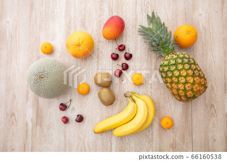 Tropical fruits on trees fruits summer resort fruits 66160538