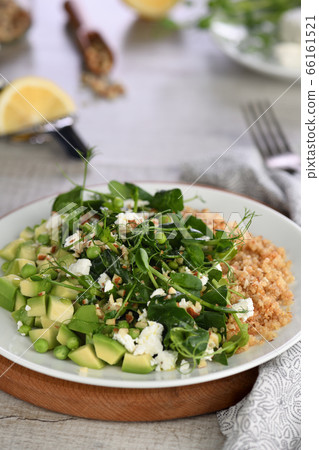 Gluten-free green vegetarian salad Gluten-free green vegetarian salad 66161521