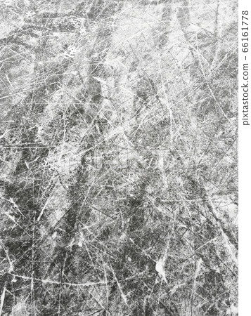 Photo of ice with scratches from the skates 66161778