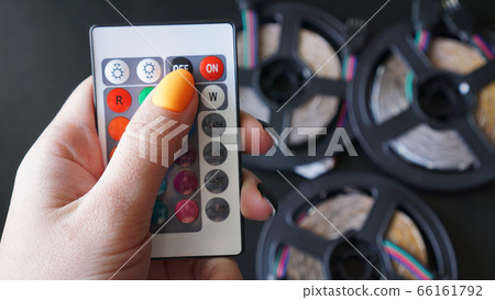 Remote control for change colors in hand Remote control for change colors in hand 66161792