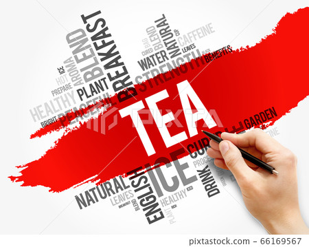 TEA word cloud collage, food and drink concept TEA word cloud collage, food and drink concept 66169567