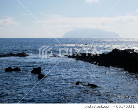 三宅島和三宅島的波濤洶湧 66170331
