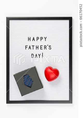 happy father's day text on letter board isolated 66170452