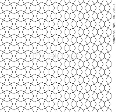 Seamless arabic geometric ornament in black and Seamless arabic geometric ornament in black and 66170624