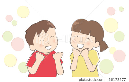 令人興奮的微笑兒童 66172277