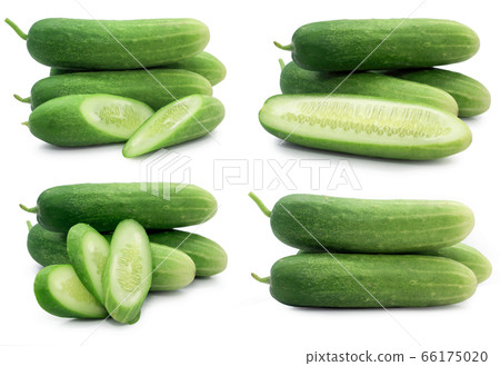 Fresh Cucumber isolated on white background 66175020