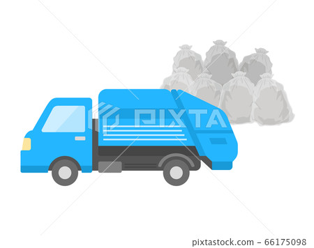 Illustration of garbage truck Illustration of garbage truck 66175098