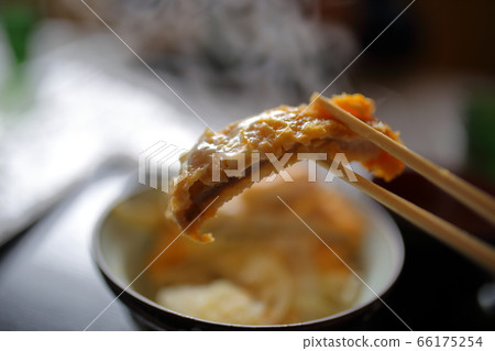 Pork cutlet on rice  66175254