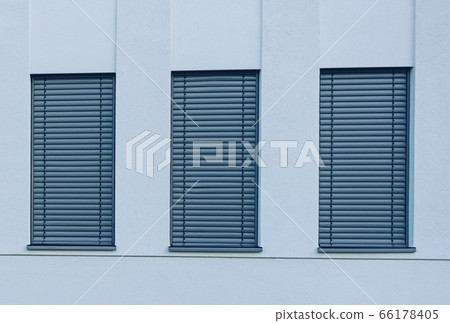 Three of the shade stripe curtain windows pattern for abstract concept 66178405