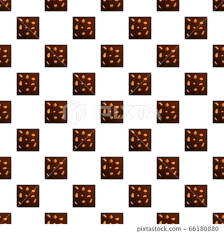 Chocolate cookies pattern seamless vector Chocolate cookies pattern seamless vector 66180880