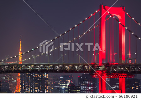 “東京”東京警報正式公告,紅色彩虹橋 “東京”東京警報正式公告,紅色彩虹橋 66180921