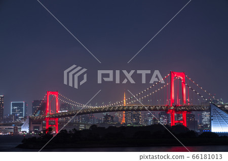 “東京”東京警報正式公告，紅色彩虹橋 66181013