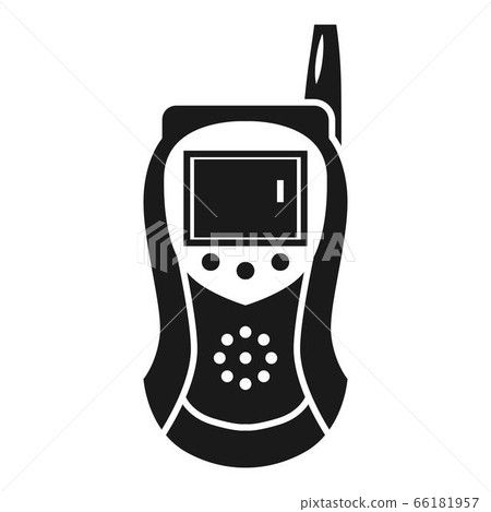 Walkie talkie icon, simple style Walkie talkie icon, simple style 66181957