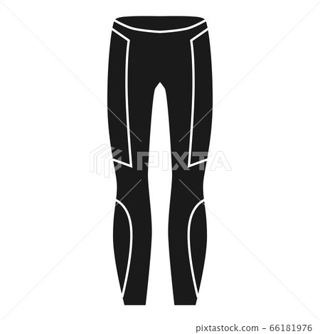 Thermal pants icon, simple style 66181976