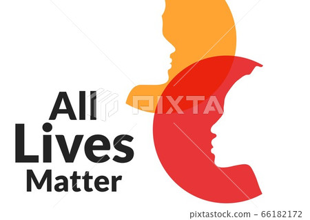 All Lives Matter concept. Template for background, banner, poster with text inscription. Vector All Lives Matter concept. Template for background, banner, poster with text inscription. Vector 66182172