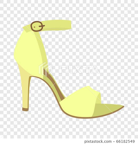Woman sandal icon, flat style 66182549