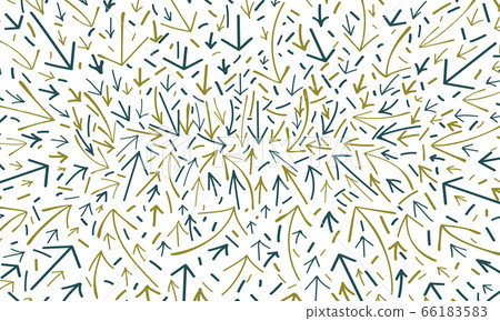 Arrow doodle background from the shooter on white under the mask Arrow doodle background from the shooter on white under the mask 66183583