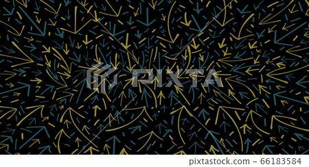 Arrows doodle, edited under a mask on a black background Arrows doodle, edited under a mask on a black background 66183584