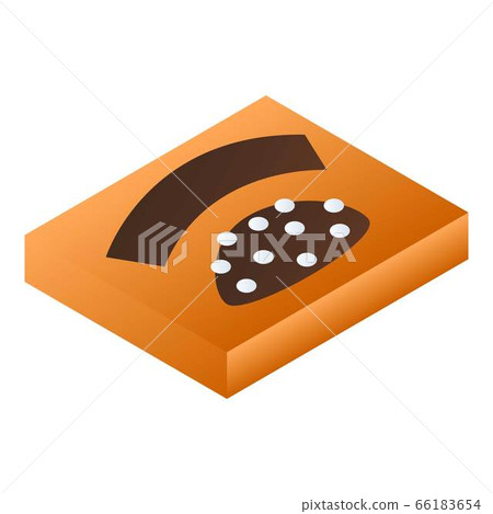 Chocolate box icon, isometric style 66183654