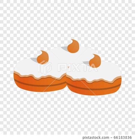 Sweet jewish bakery icon, cartoon style 66183836