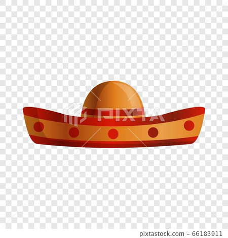 Mexican sombrero icon, cartoon style 66183911