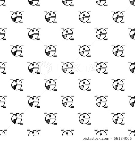 Diagram pie pattern seamless vector 66184066