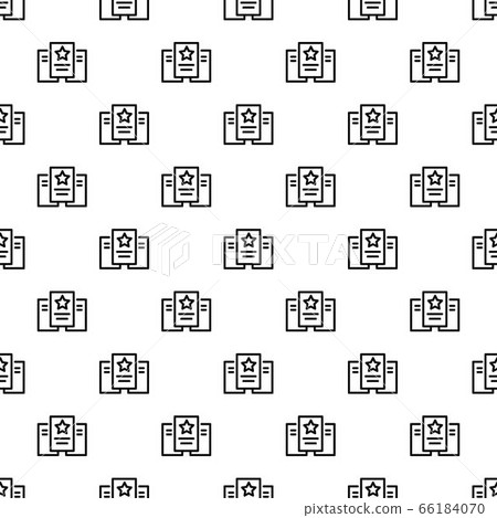 Star paper pattern seamless vector 66184070