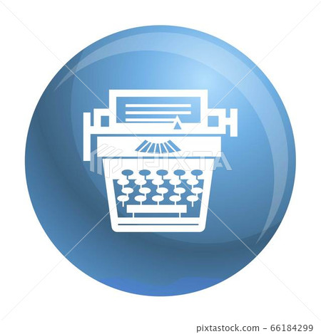 Old typewriter icon, simple style Old typewriter icon, simple style 66184299