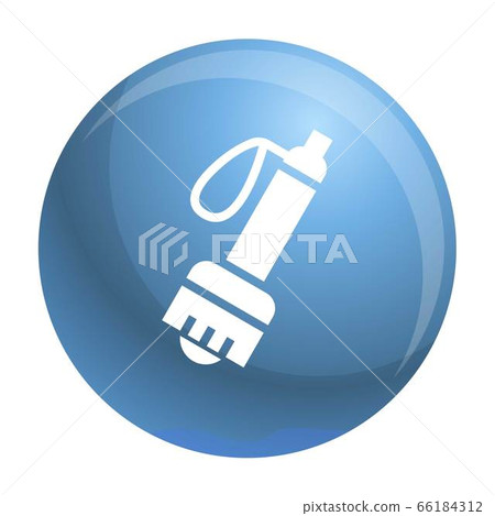 Climb flashlight icon, simple style 66184312
