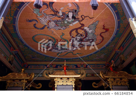 Nikko Toshogu Shrine Mikoshi Tianbo's ceiling painting Nikko Toshogu Shrine Mikoshi Tianbo's ceiling painting 66184854