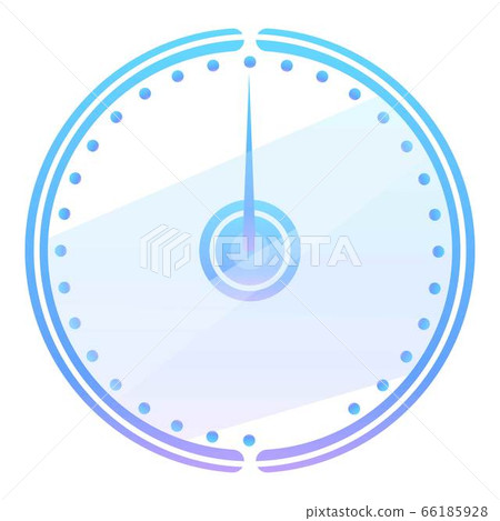 Abstract speedometer icon, cartoon style 66185928