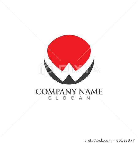 W Letter Logo Template W Letter Logo Template 66185977