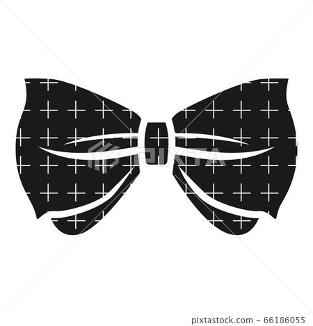Luxury bow tie icon, simple style 66186055