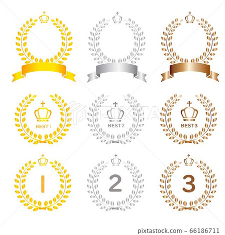 金銀青銅排名圖標素材集 66186711