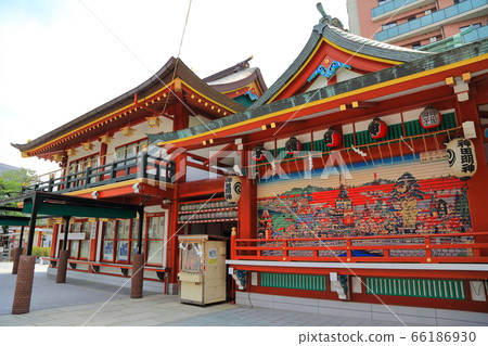 東京神田明神神樂堂和神社 照片素材 圖片 圖庫