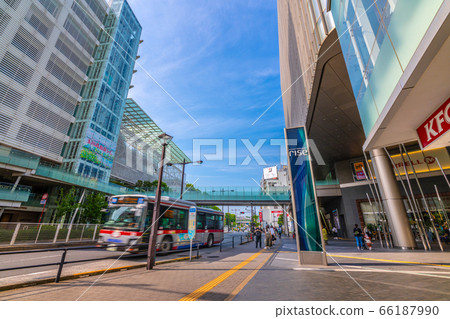 View of Tokyo cityscape in Japan Futakotamagawa station 66187990