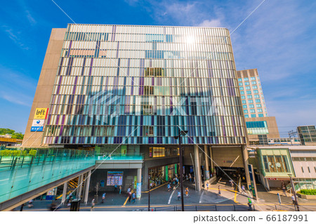 View of Tokyo cityscape in Japan Futakotamagawa station 66187991