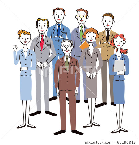 辦公室工作人員的團隊合作 辦公室工作人員的團隊合作 66190812