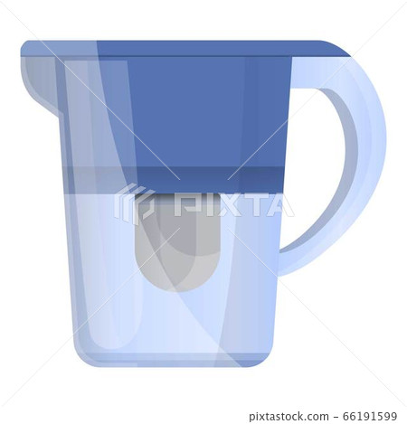 Plastic water filter jug icon, cartoon style - Stock Illustration  [66191599] - PIXTA