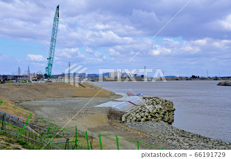 Michinoku Shiokaze Trail Ishinomaki City Kitakami Canal Restoration work of Ishii Locks and the former Kitakami River Embankment Michinoku Shiokaze Trail Ishinomaki City Kitakami Canal Restoration work of Ishii Locks and the former Kitakami River Embankment 66191729