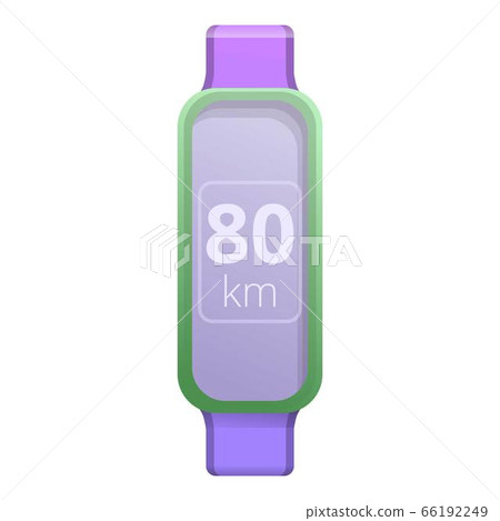 Fitness bracelet icon, cartoon style 66192249