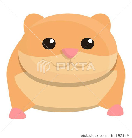Zoo hamster icon, cartoon style 66192329