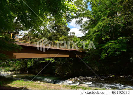 Oga gorge of fresh green Oga gorge of fresh green 66192653