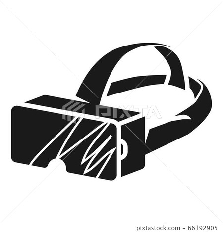 Rectangular magnifying glasses icon, simple style Rectangular magnifying glasses icon, simple style 66192905