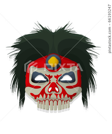 Vector tribal mask 17 66193247